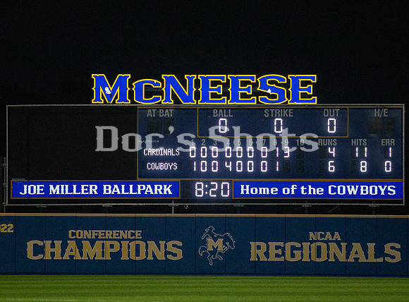 McNeese Cowboys Baseball Game 1 with Lamar in 2023