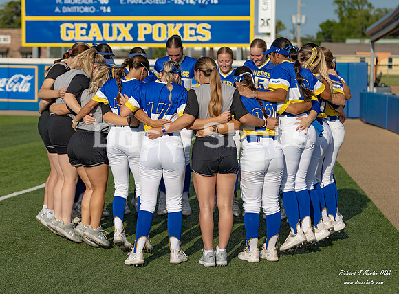 McNeese Cowgirl Softball vs ULL Game  2024