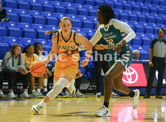 McNeese Cowgirlss Basketball Game with U. of Bible Studies 2024