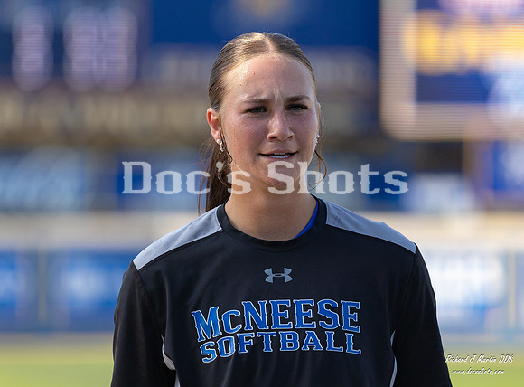 McNeese Cowgirl Softball vs ULL Game  2024
