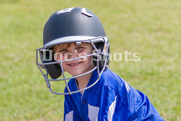 Landon First T-ball Game