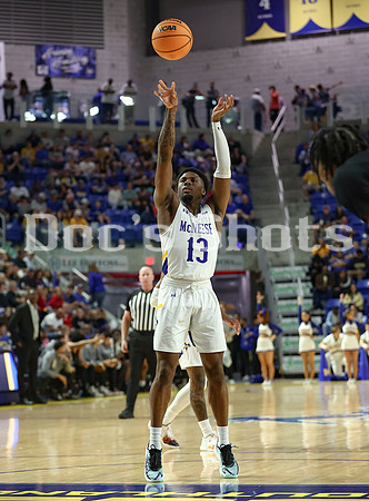 McNeese Cowboys Basketball Game with Nicholls 2024