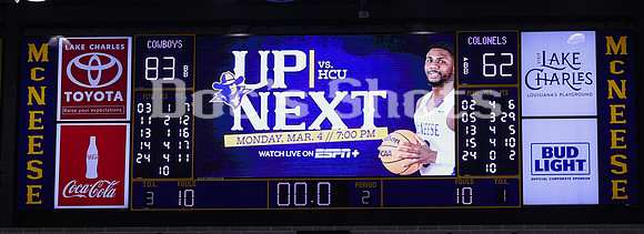 McNeese Cowboys Basketball Game with Nicholls 2024