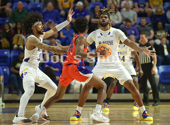 McNeese Cowboys Basketball Game with HCU 2024