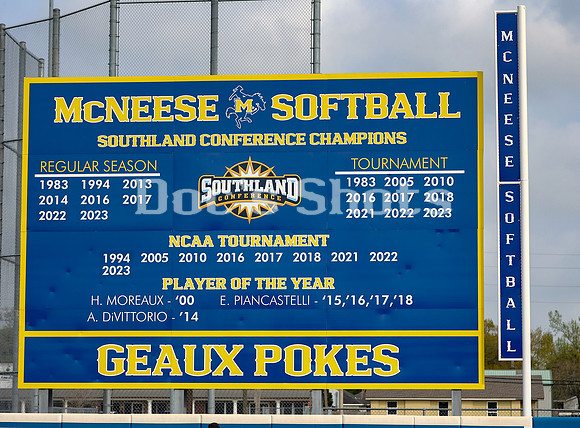 McNeese Cowgirl Softball vs Louisiana-Monroe Game 1 2024