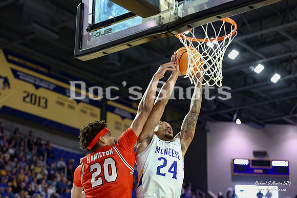 McNeese Cowboys Basketball Game with Lamar in the SLC Tournament