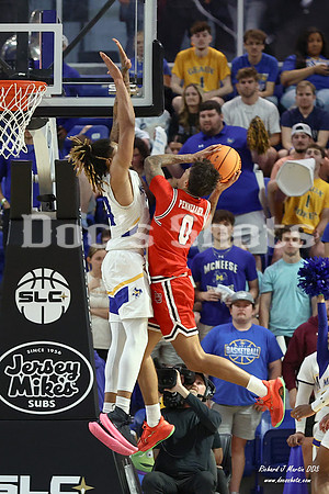 McNeese Cowboys Basketball Game with Lamar in the SLC Tournament