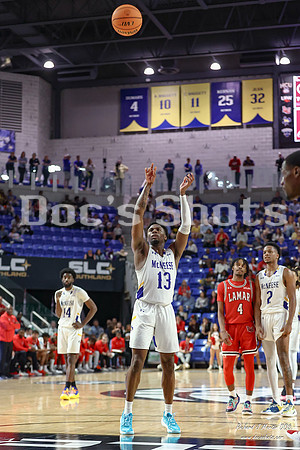 McNeese Cowboys Basketball Game with Lamar in the SLC Tournament