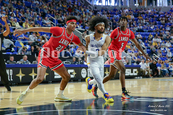 McNeese Cowboys Basketball Game with Lamar in the SLC Tournament