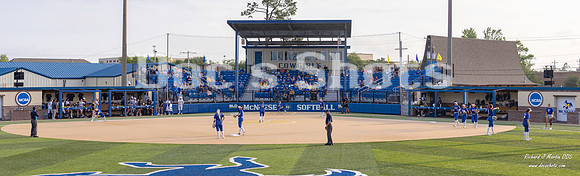 McNeese Cowgirl Softball vs HCU Game 1 2024