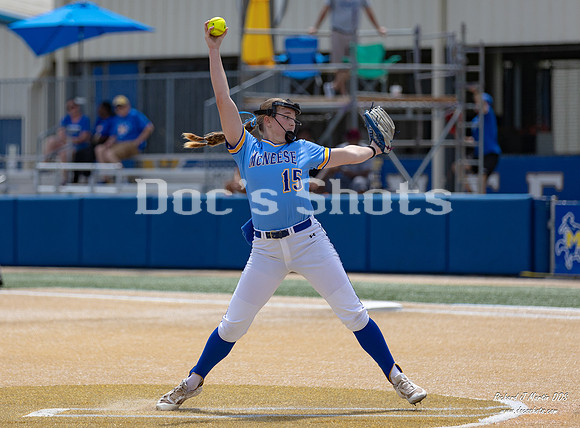 McNeese Cowgirl Softball vs HCU Game 2 2024