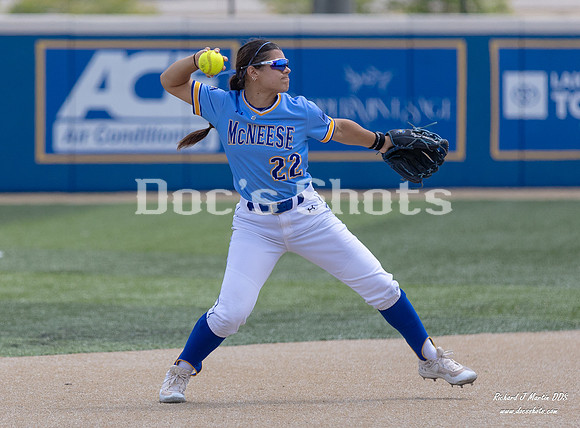 McNeese Cowgirl Softball vs HCU Game 2 2024