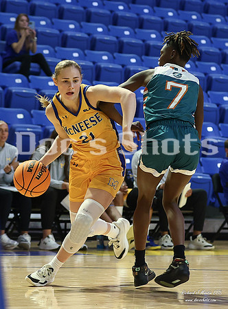 McNeese Cowgirlss Basketball Game with U. of Bible Studies 2024