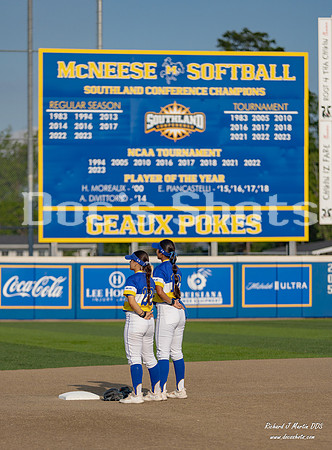 McNeese Cowgirl Softball vs ULL Game  2024