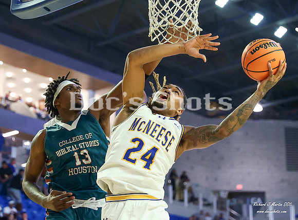 McNeese Cowboys Basketball Game with U. of Bible Studies 2024