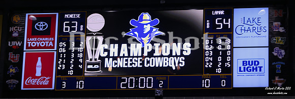 McNeese Cowboys SLC Final with Lamar 2025